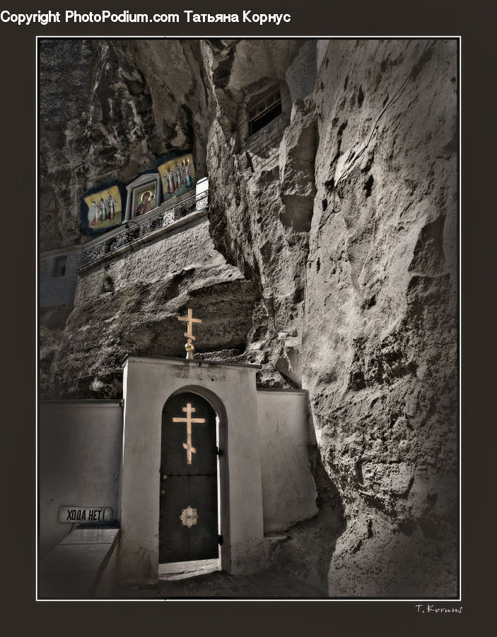 Collage, Poster, Box, Safe, Arched, Architecture, Housing