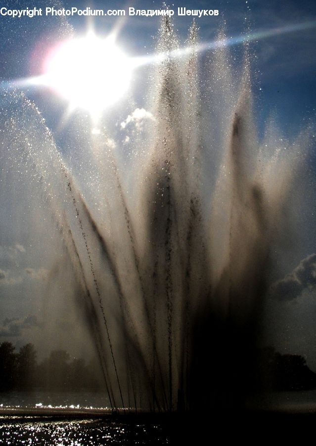 Outdoors, Storm, Weather, Asphalt, Tarmac, Thunderstorm, Flare