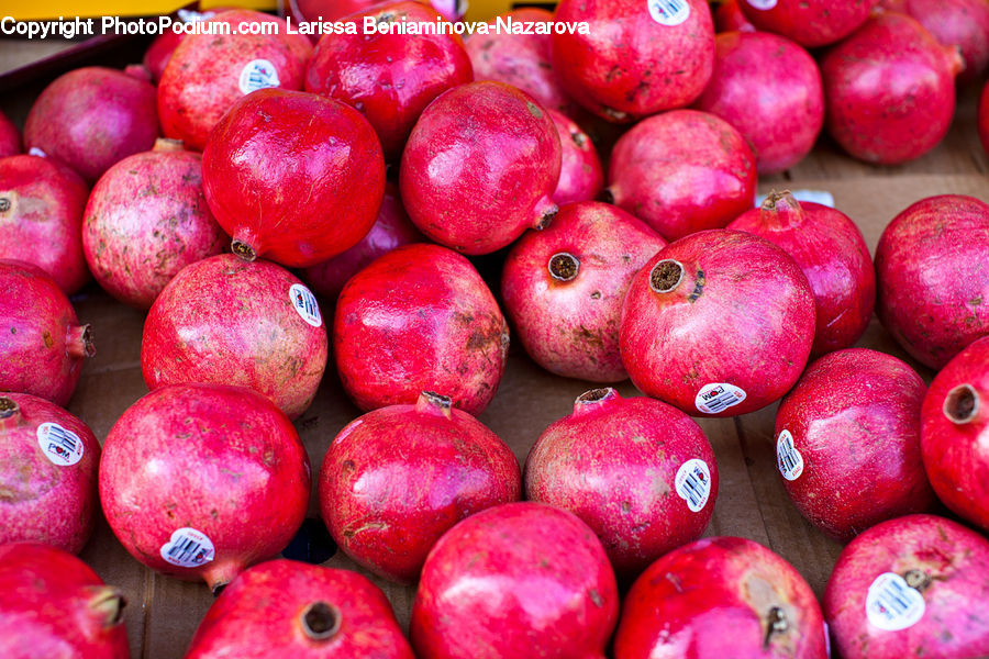 Apple, Fruit, Pomegranate, Cherry
