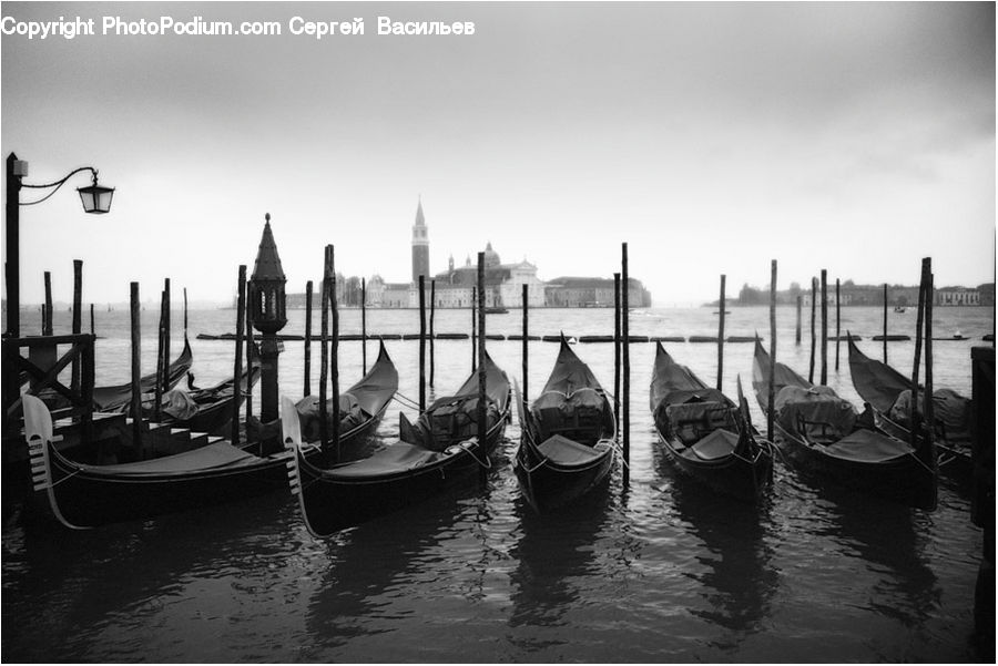 Boat, Gondola, Watercraft, Dock, Landing, Pier, Rowboat
