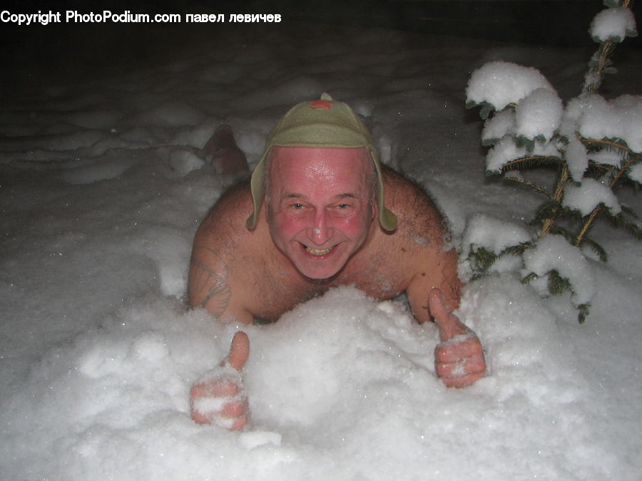 People, Person, Human, Ice, Outdoors, Snow, Jacuzzi
