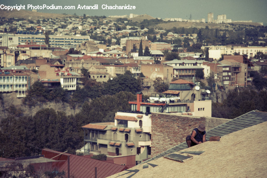 Aerial View, Architecture, Housing, Monastery, Building, Downtown, Town