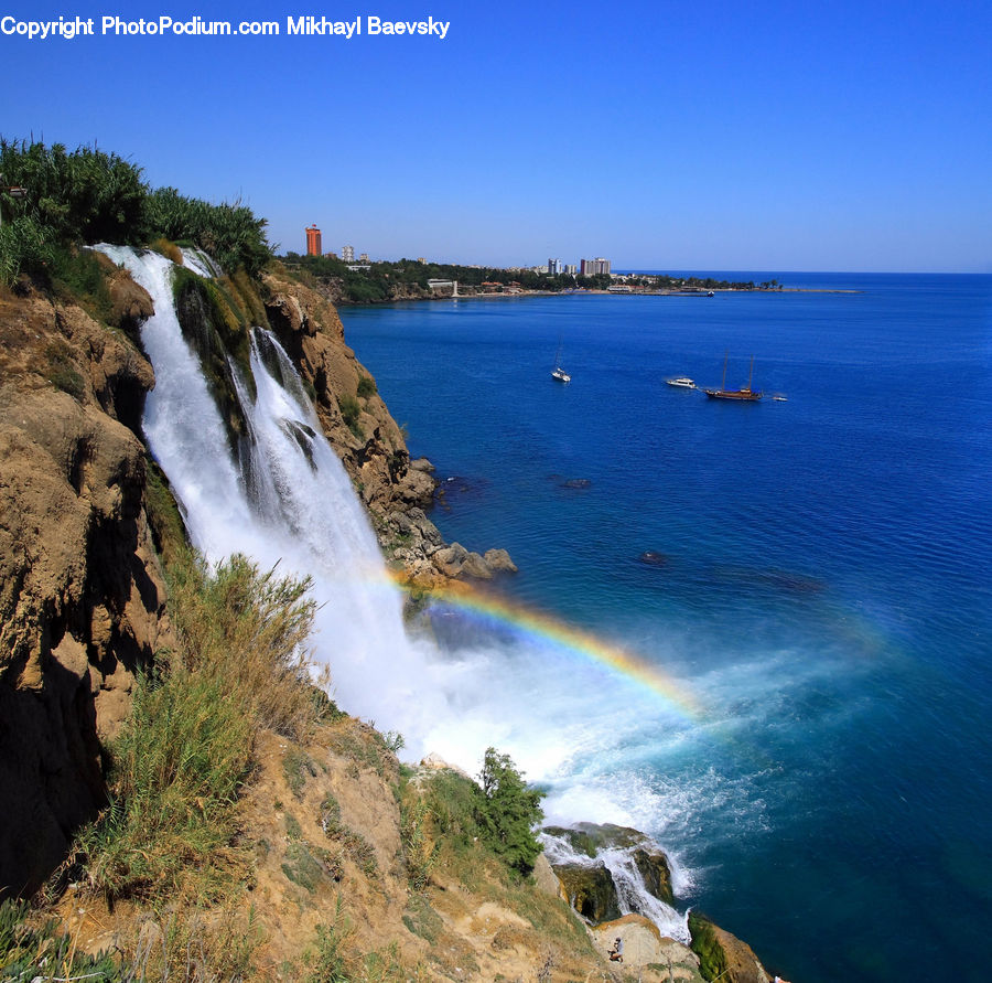 Promontory, Coast, Outdoors, Sea, Water, Creek, River