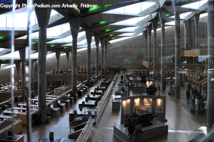 Airport Terminal, Terminal, Column, Pillar, Train, Vehicle, Apartment Building
