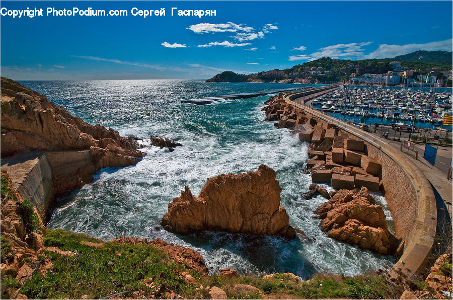 Coast, Outdoors, Sea, Water, Promontory, Cliff, Ocean