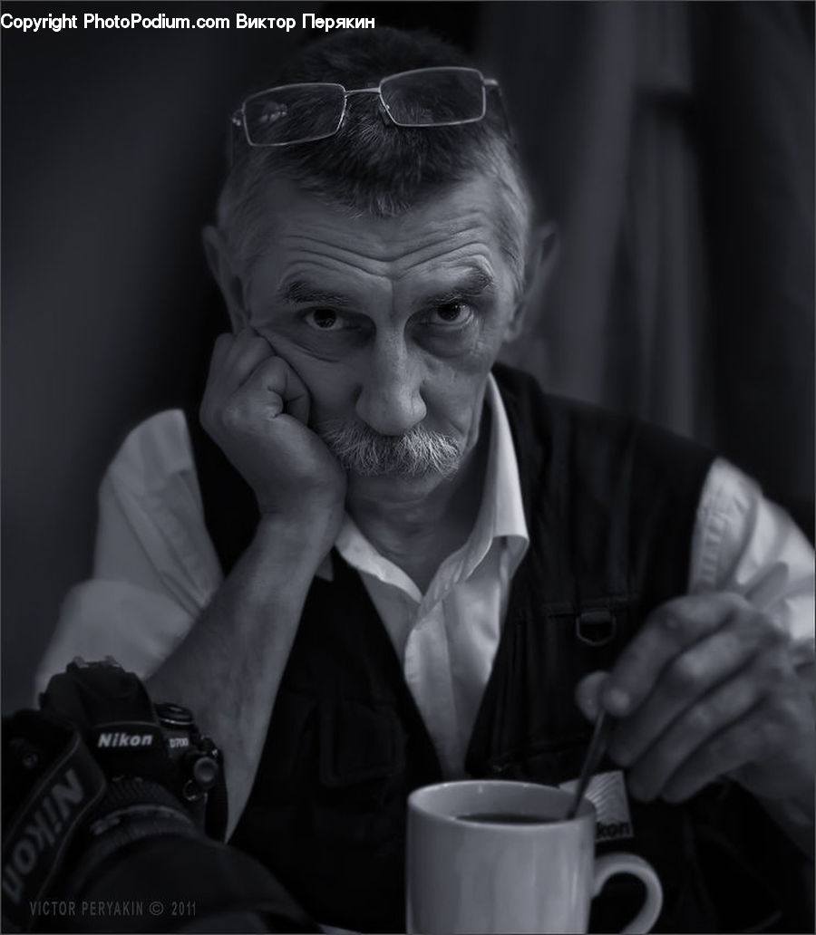 People, Person, Human, Coffee Cup, Cup, Camera, Electronics