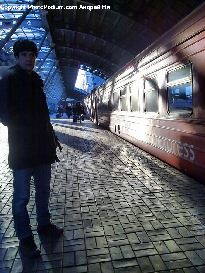 Human, People, Person, Train, Vehicle, Subway, Train Station