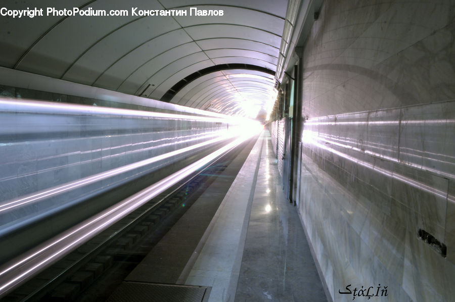 Tunnel, Boardwalk, Path, Pavement, Sidewalk, Walkway, Subway