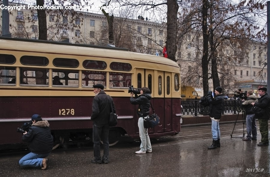 Human, People, Person, Bus, Vehicle, Cable Car, Streetcar