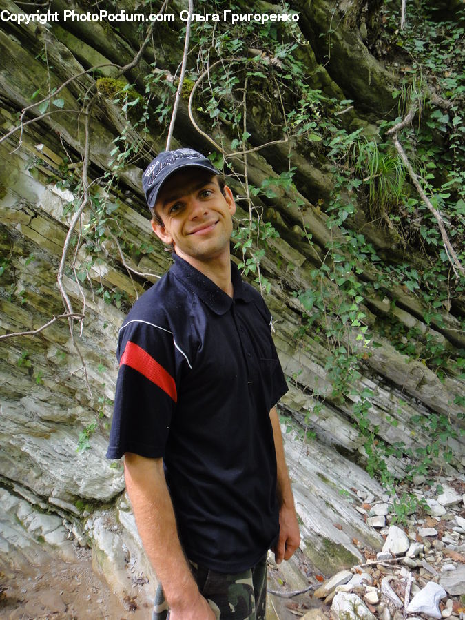 Human, People, Person, Rubble, Forest, Vegetation, Rock
