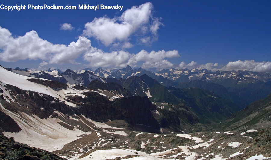 Crest, Mountain, Outdoors, Peak, Mountain Range, Arctic, Glacier