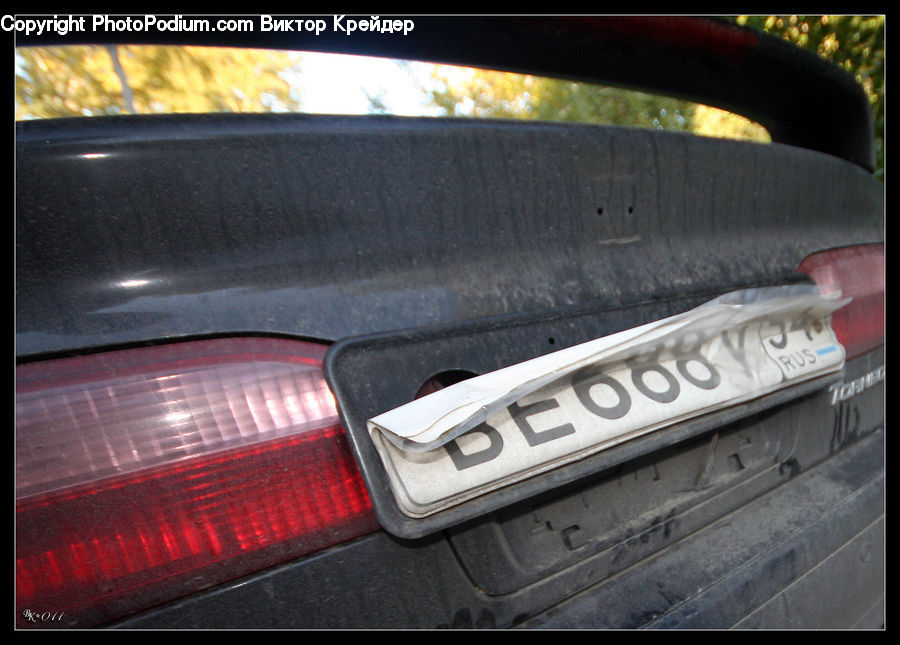 Car Mirror, Mirror, License, License Plate, Text, Bumper, Car