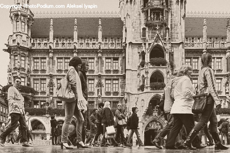 People, Person, Human, Performer, Architecture, Downtown, Plaza