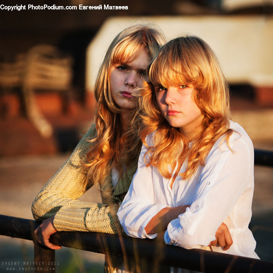 People, Person, Human, Blonde, Female, Woman, Cardigan