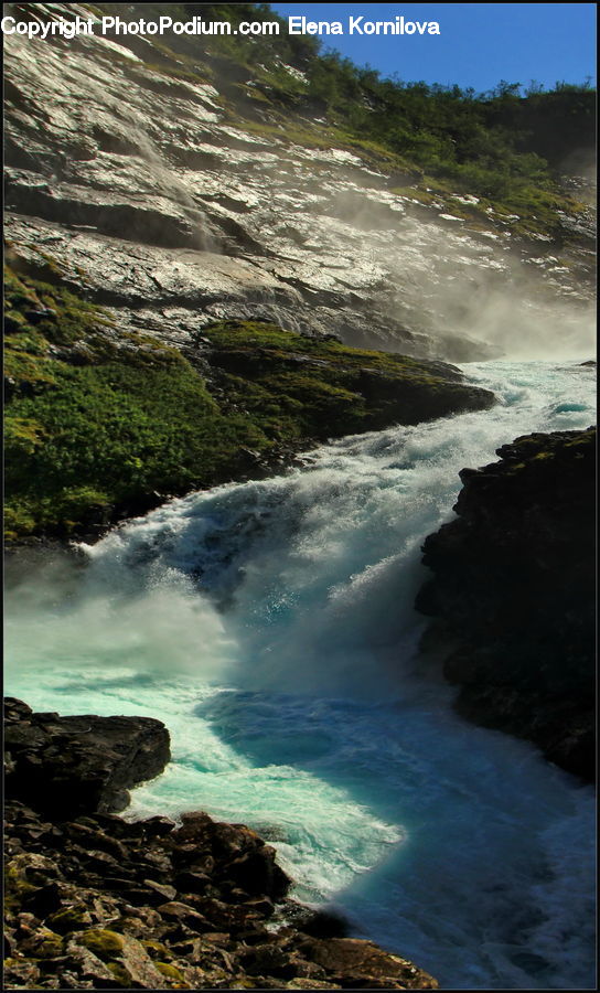 Outdoors, Sea, Sea Waves, Water, Rock, Nature, Coast