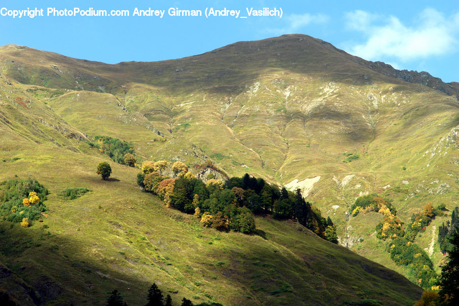 Countryside, Hill, Outdoors, Field, Grass, Grassland, Land