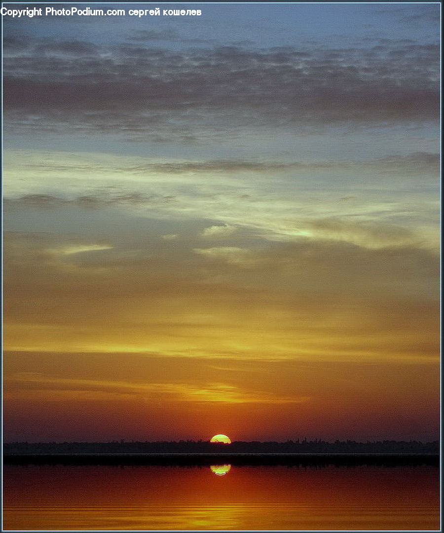 Coast, Outdoors, Sea, Water, Beach, Dawn, Dusk
