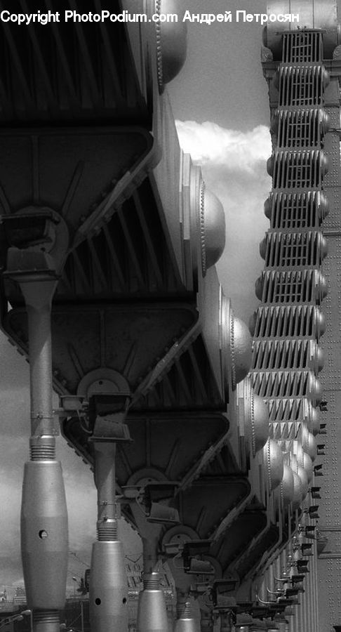 Column, Pillar, Lighting, City, Downtown, Urban, Engine