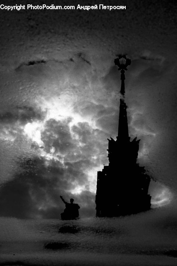 Architecture, Tower, Silhouette, Spire, Steeple, Church, Worship