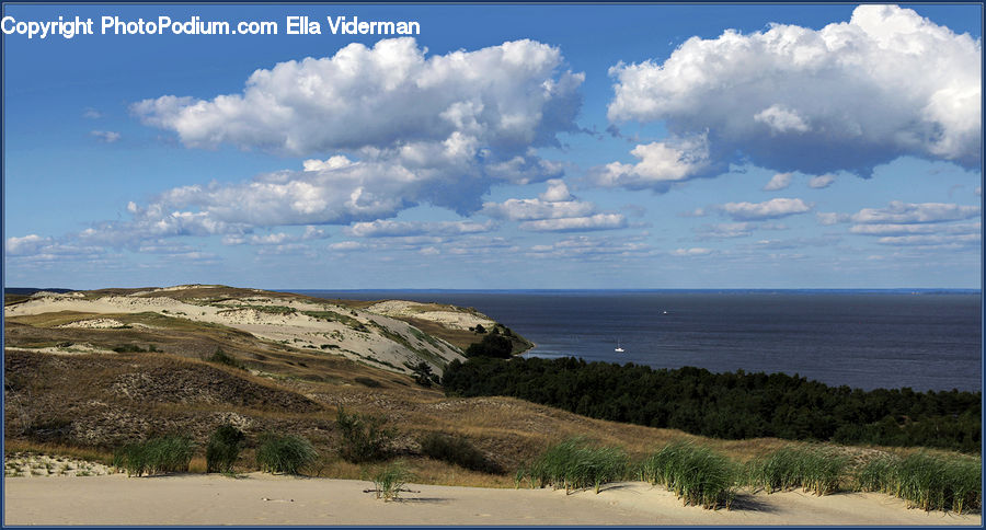 Azure Sky, Cloud, Outdoors, Sky, Cumulus, Beach, Coast