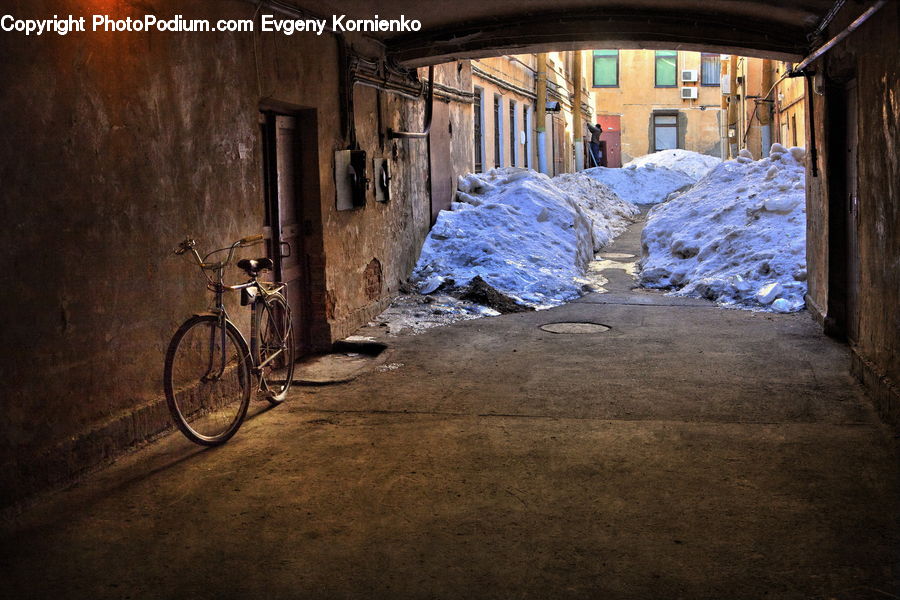 Bicycle, Bike, Vehicle, Cobblestone, Pavement, Walkway, Brick