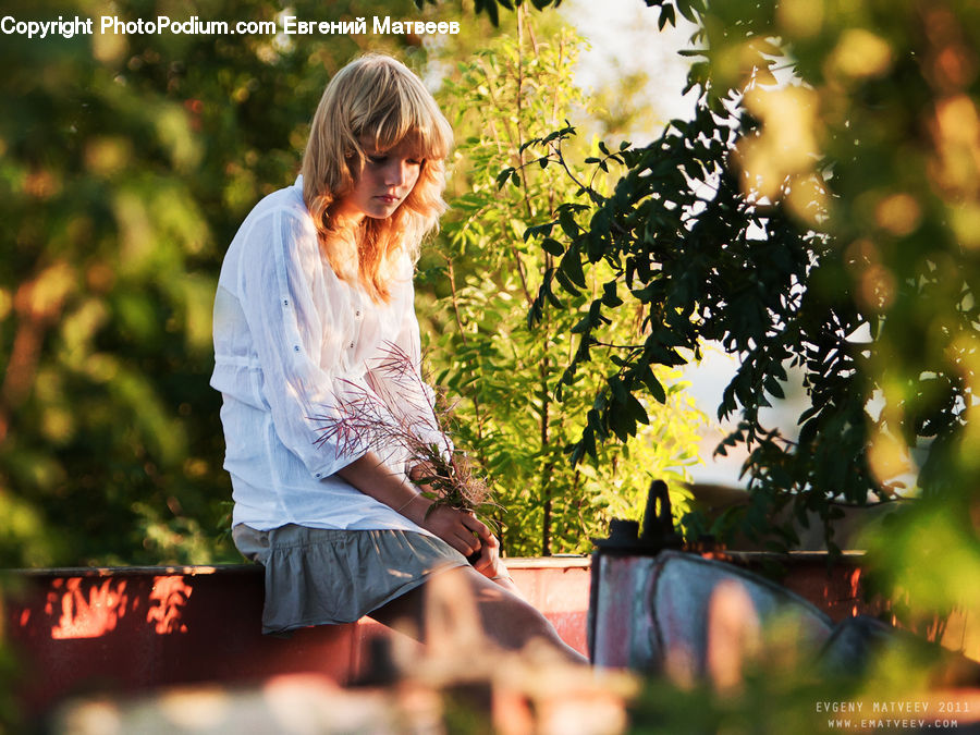 People, Person, Human, Plant, Potted Plant, Leisure Activities, Blouse