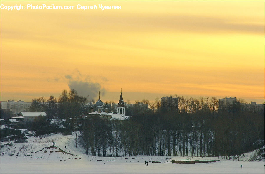 Architecture, Church, Worship, Dawn, Dusk, Sky, Sunrise