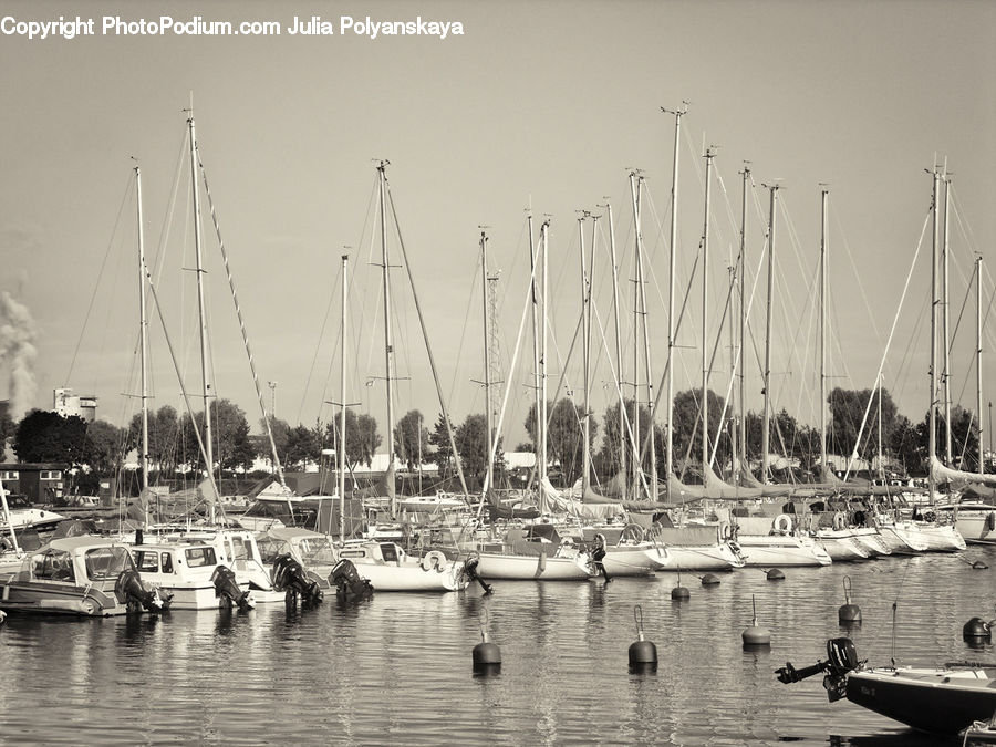 Boat, Yacht, Sink, Dock, Landing, Pier, Harbor