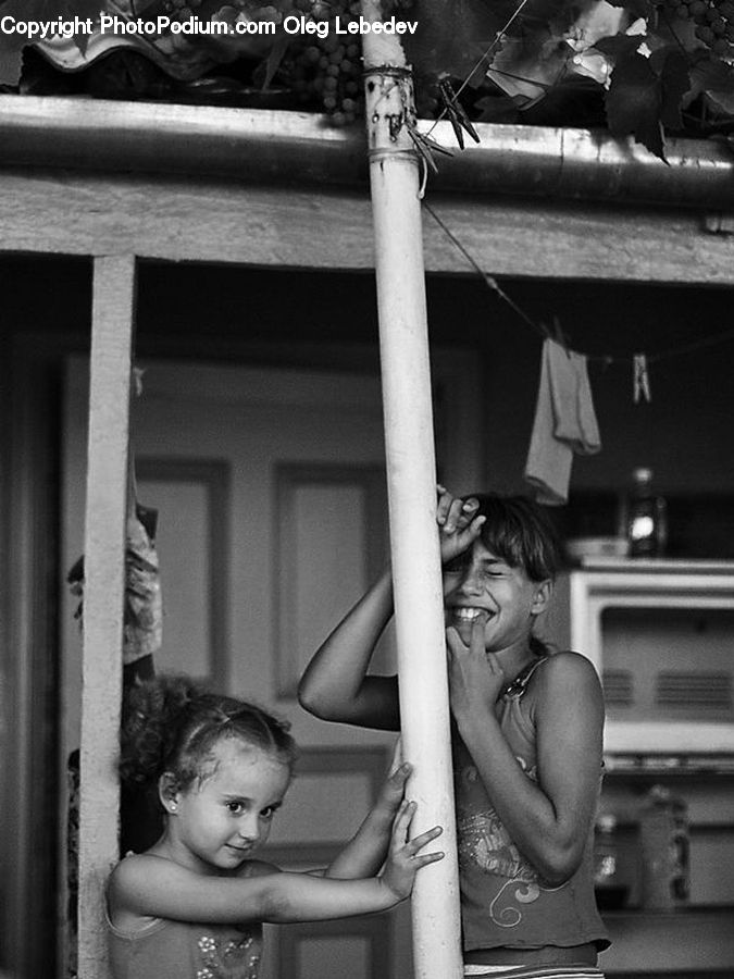 People, Person, Human, Pole, Column, Pillar, Face