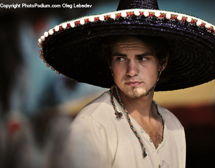 Hat, Sombrero, Sun Hat, People, Person, Human, Cowboy Hat