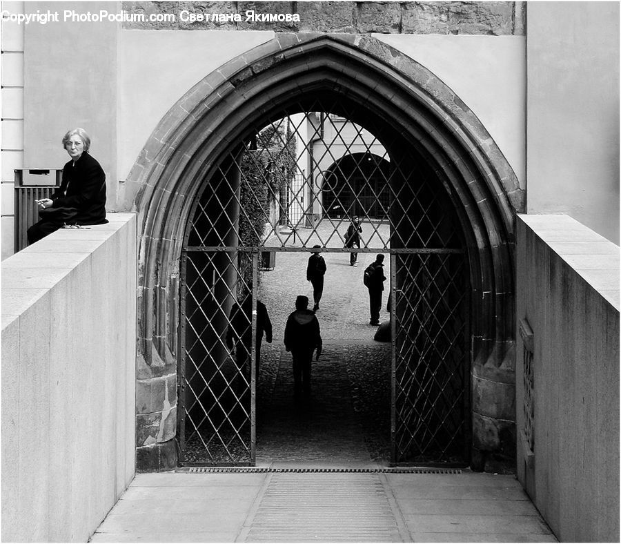 Arch, Alley, Alleyway, Road, Street, Town
