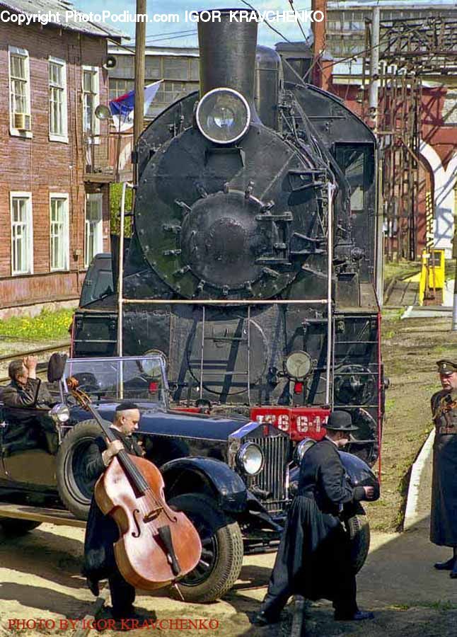People, Person, Human, Motor, Motorcycle, Vehicle, Train
