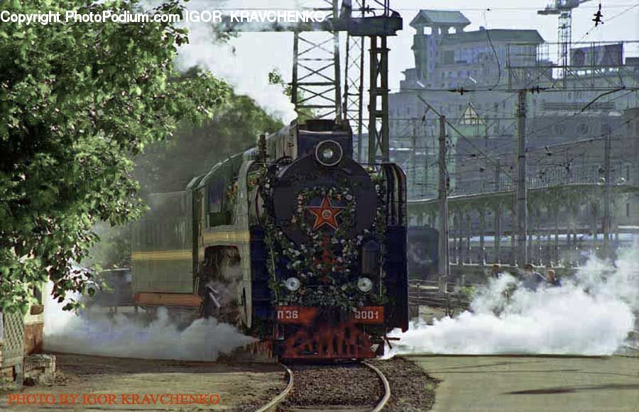 Train, Vehicle, Locomotive, Rail, Transportation, Freight Car, Shipping Container