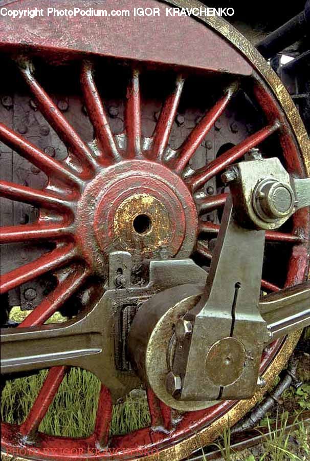 Rust, Car Wheel, Spoke