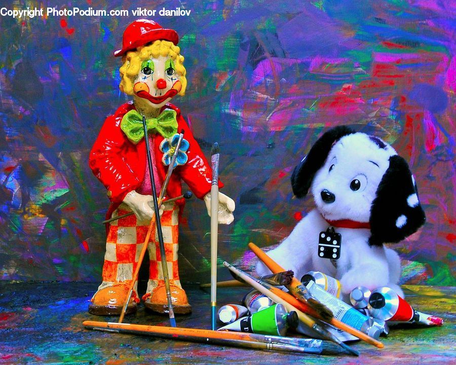 People, Person, Human, Clown, Performer, Toy, Art