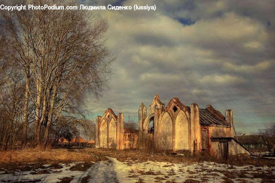Building, Hut, Shelter, Art, Ruins, Countryside, Outdoors