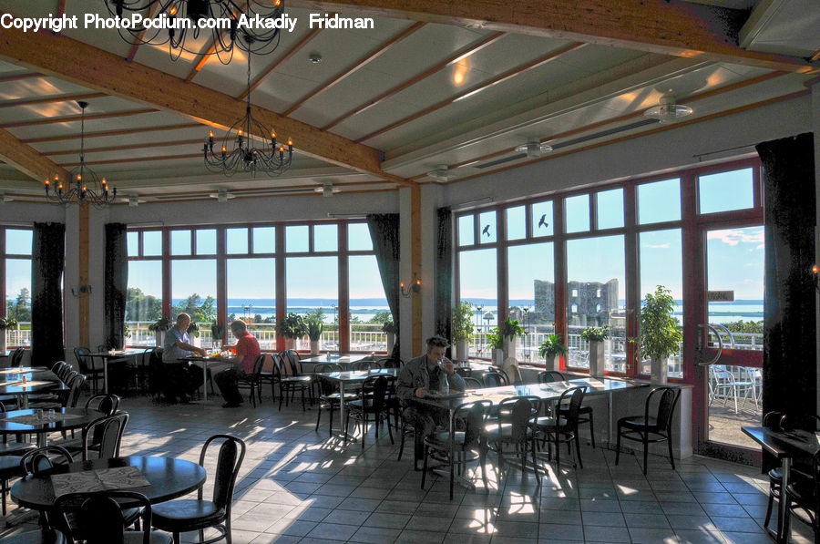 Chair, Furniture, Dining Table, Table, Cafe, Cafeteria, Food Court