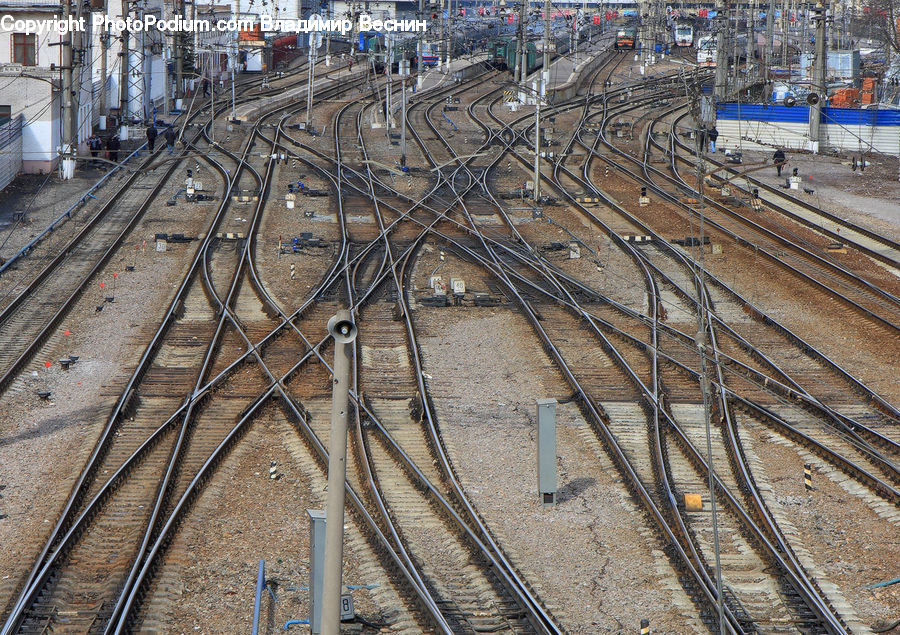 Construction, Train, Vehicle, Rail, Train Track, Freight Car, Shipping Container