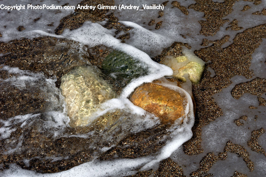 Creek, Outdoors, River, Water, Pebble, Cobblestone, Pavement