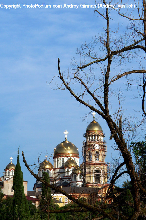 Architecture, Dome, Bell Tower, Clock Tower, Tower, Housing, Monastery