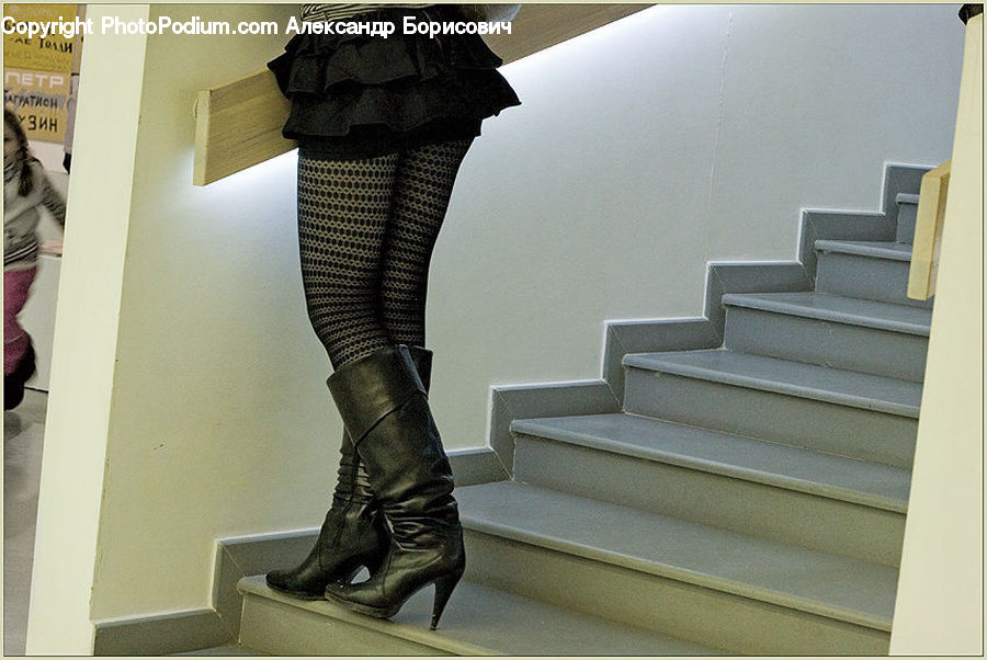 Banister, Handrail, Staircase, Indoors, Interior Design, Room, Molding