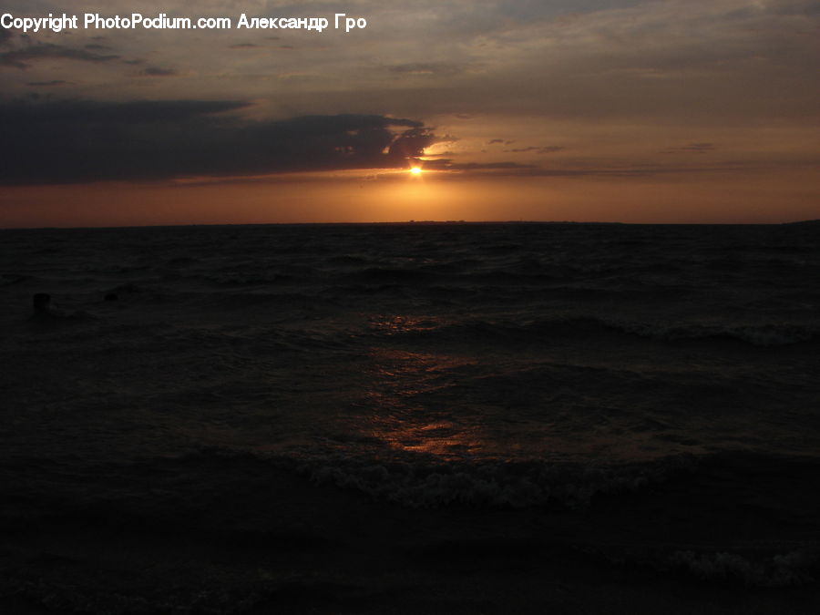 Beach, Coast, Outdoors, Sea, Water, Dawn, Dusk
