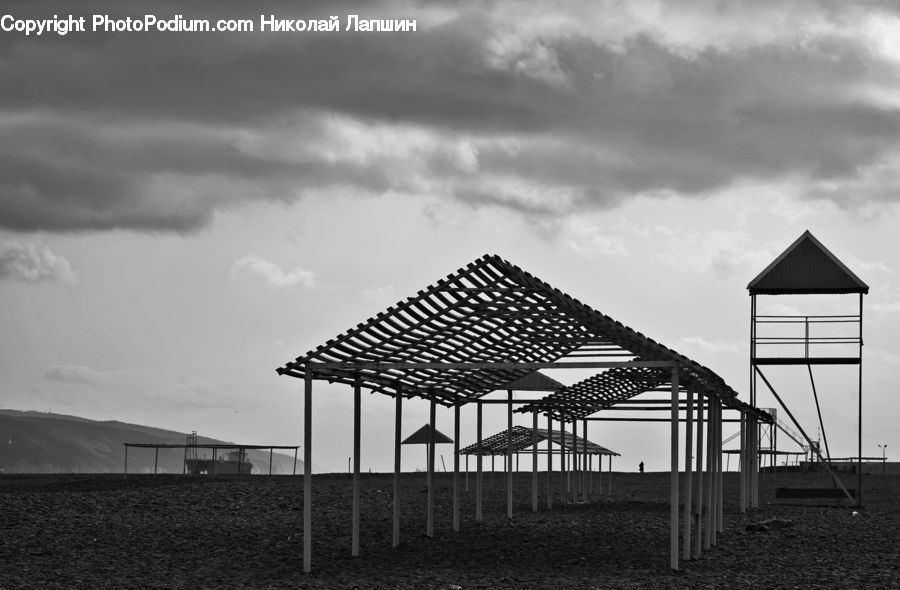 Gazebo, Canopy, Building, Shack, Shelter, Cabin, Hut