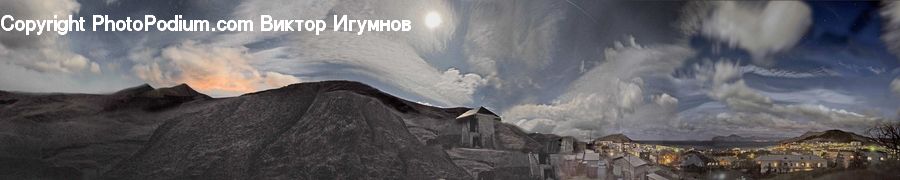 Alps, Crest, Mountain, Peak, Cloud, Cumulus, Sky