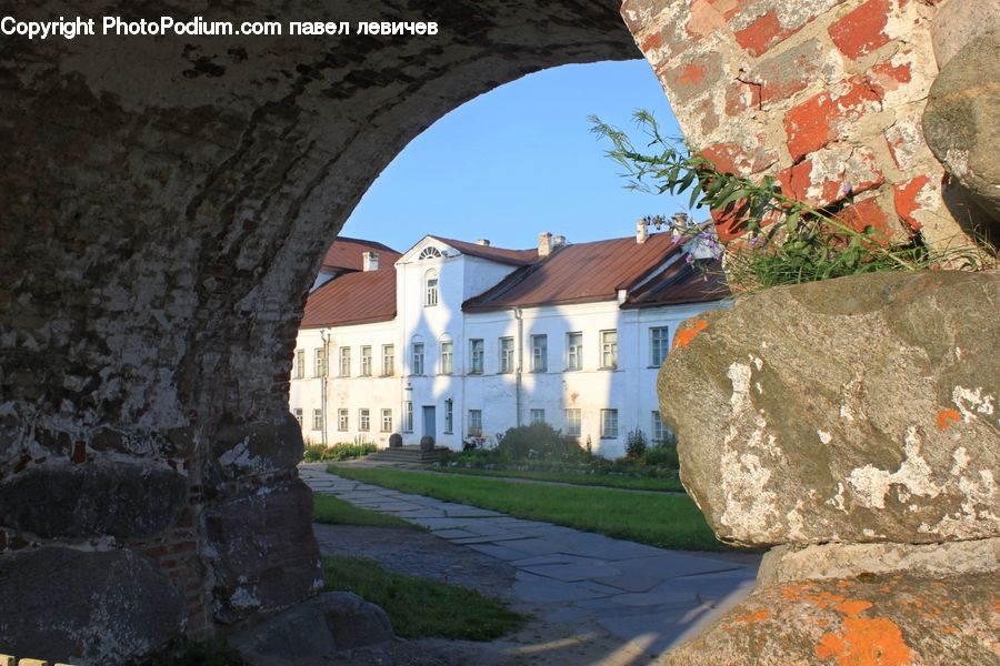 Brick, Rubble, Castle, Fort, Building, Cottage, Housing