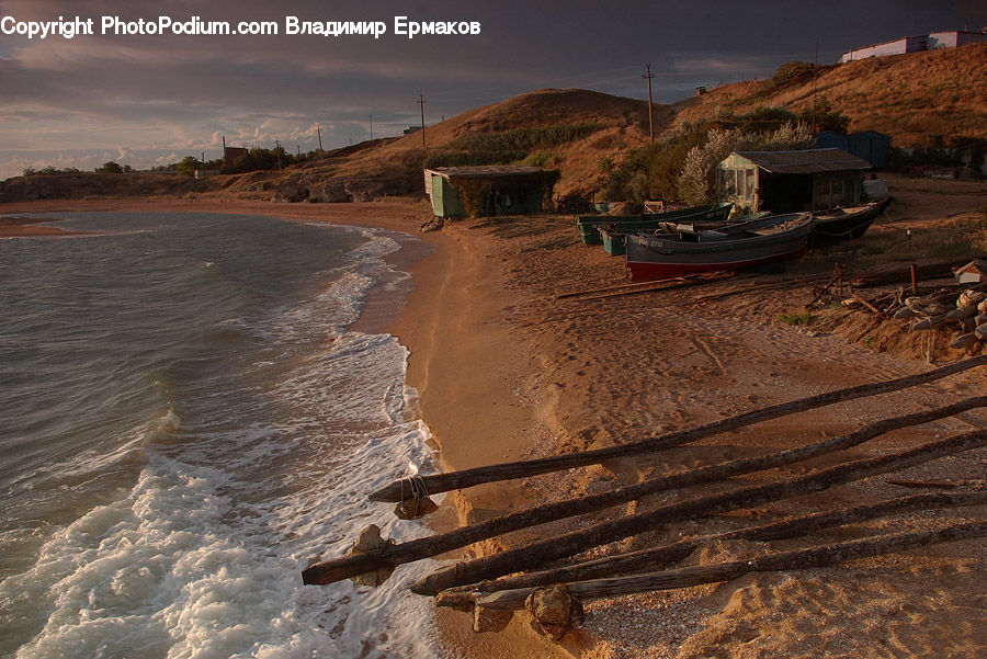 Boat, Watercraft, Dinghy, Coast, Outdoors, Sea, Water