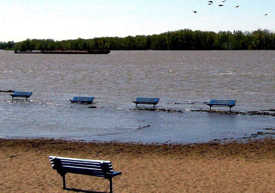 Park Bench, Boat, Dinghy, Bench, Dock, Landing, Pier