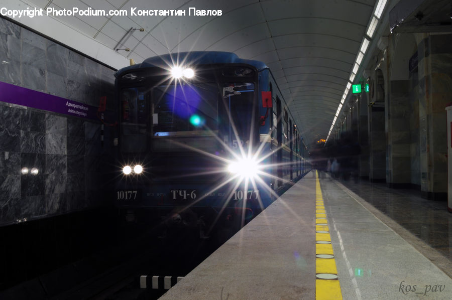 Train, Vehicle, Subway, Train Station, Tunnel, Bar Counter, Pub
