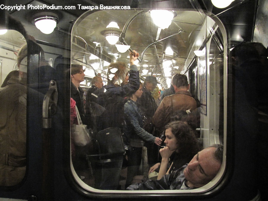 People, Person, Human, Subway, Train, Train Station, Vehicle