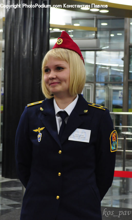 Human, People, Person, Blonde, Female, Woman, Captain